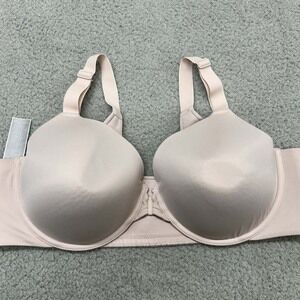 Vanity Fair Bra 44C T-Shirt Bra 76384 Full Figure Front Close Underwire